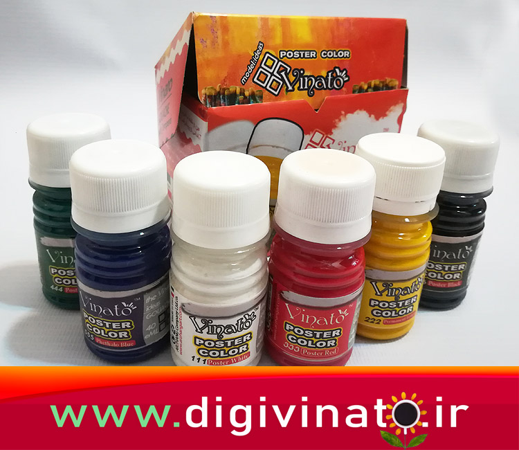 گواش ست 6رنگ 40 میلی ویناتو کد -GV6-